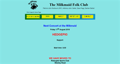 Desktop Screenshot of milkmaidmusic.co.uk